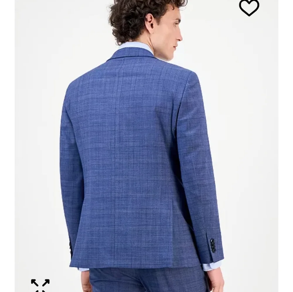 Tommy Hilfiger Men Modern-Fit Wool TH-Flex Stretch Suit Separate Jacket 46R $295